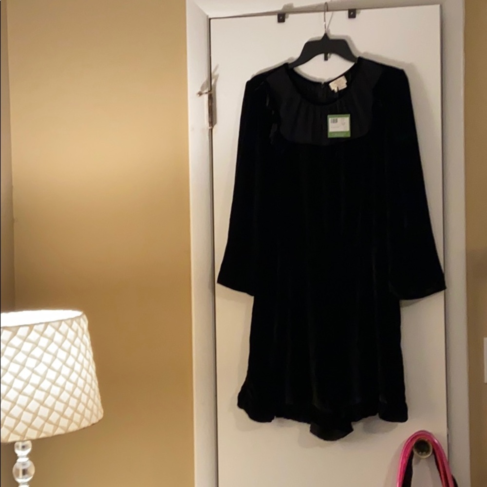 NWT! Kate Spade black velvet romper ❤️